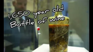 The oldest bottle of wine 🍷😱
