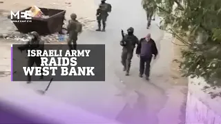 Israeli army raids West Bank villages