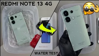 Xiaomi Redmi Note 13 4G Water Test 💦💧| The First Water Test Of Redmi Note 13 - iP54