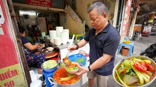 Vietnamese Street Food | "Cursing Customer Noodles" Hanoi, Vietnam 🇻🇳