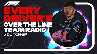 Every Driver's Radio At The End Of Their Race | 2023 Dutch Grand Prix