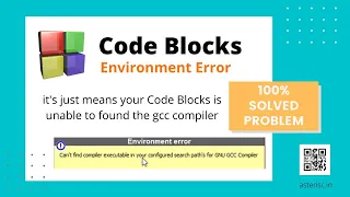 Can't find compiler executable in your configured search path's for GNU GCC Compiler CODE BLOCKS