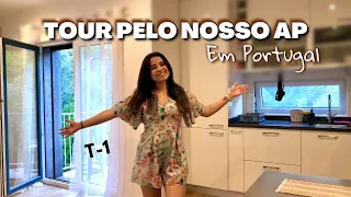 TOUR PELO NOSSO APARTAMENTO EM PORTUGAL 🤎🏠🌺 | Quanto pagamos de Arrendamento e Cauções?