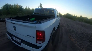 Спасение Dodge RAM 1500 из песка