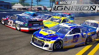 Racing & Crashing in the NEW NASCAR Game! - NASCAR 21 Ignition First look