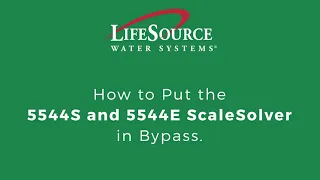 How to Put the ScaleSolver in Bypass - LifeSource Elite Series 5544 ScaleSolver