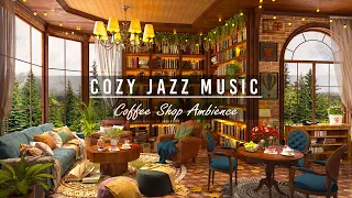 Relaxing March Jazz Music for Stress Relief ☕ Cozy Coffee Shop Ambience and Smooth Jazz Instrumental