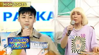 Benedix is surprised at Vice Ganda's question | It's Showtime Madlang Pi-POLL