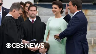 Florida Governor Ron DeSantis sworn in with message aimed at wider audience