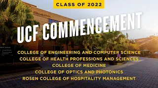 UCF Summer 2022 Commencement | August 6 at 8:30 a.m.