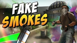 BEST FAKE SMOKEs ON DUST2 / ЛУЧШИЕ ФЕЙК СМОКИ НА DUST2 - CS:GO