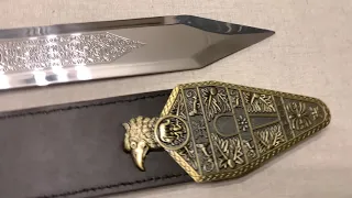 Меч Гладиус Гая Юлия Цезаря с ножнами, Julius Caesar Gladius Sword with scabbard, Art Gladius 211V