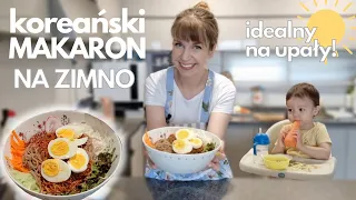 KOREAŃSKI MAKARON NA ZIMNO - idealne danie na upały - szybki obiad na lato! - BIBIMGUKSU