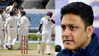 Anil Kumble praises Chase, regrets losing 100 overs in India vs West Indies test | Oneindia News