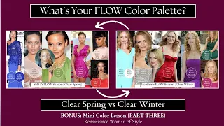 Flow Color Analysis: Can Clear Springs Wear Clear Winter Colors?