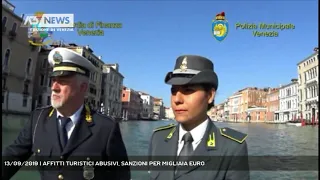 13/09/2019 | AFFITTI TURISTICI ABUSIVI, SANZIONI PER MIGLIAIA EURO