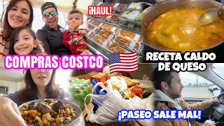 Compras Costco + Receta caldo de queso + Nos sorprendió esto de USA