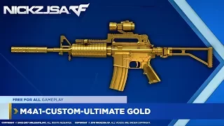 M4A1-Custom-Ultimate Gold | CROSSFIRE Indonesia 2.0
