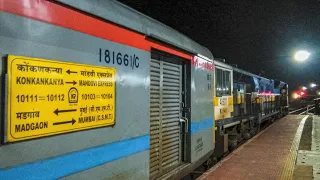 Journey in Food King || Onboard MANDOVI EXPRESS from Mumbai to Madgaon || Indian Railways.