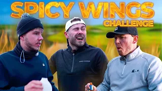 Can we play golf eating the world’s HOTTEST wings!