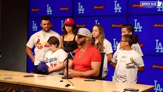 Albert Pujols credits Dodgers for reaching 700 home runs, shares message for Phil Bickford