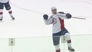 Alex Grant of the Admirals, Two NHL Shots, Two NHL goals