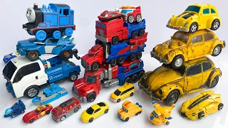 Full TRANSFORMERS OPTIMUS VS. BUMBLEBEE rise of the Beasts - Robot Tobot truck Toys トランスフォーマー 變形金剛.