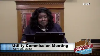 Utility Commission Meeting April 25, 2022