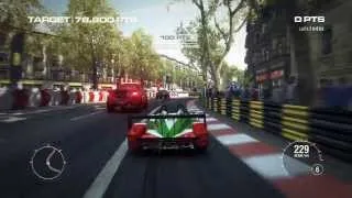 GRID 2 - T3 Barcelona Cathedral Pass Overtake 72,200pts - Caterham SP300R