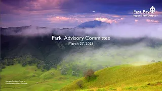 MAR 27, 2023 - Park Advisory Committee