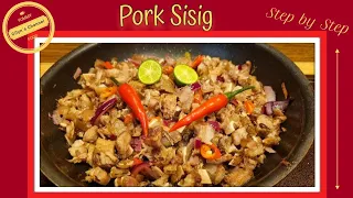 Simpleng Sisig Recipe | Sisig | Pork belly and Pork ears sisig | Panlasang Pinoy
