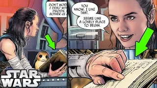 Luke’s Sacred Jedi Texts REVEALED to Rey AFTER The Last Jedi! (CANON) - Star Wars Explained