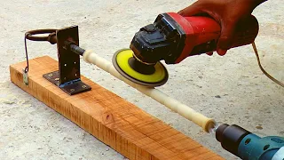 How to make a wood lathe at home