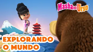 Masha e o Urso 👱‍♀️🐻 🛫 Explorando o mundo 🌎 Coleção de desenhos animados