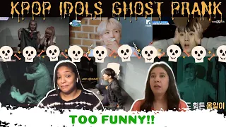 Reacting to Scared Kpop Idols Ghost Pranks