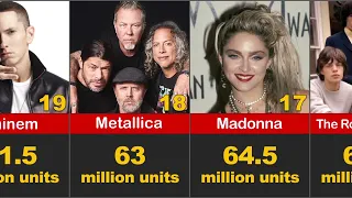 Best Selling Music Artists Of All Time Comparison