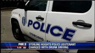 Sterling Heights police lieutenant accused of drunken driving