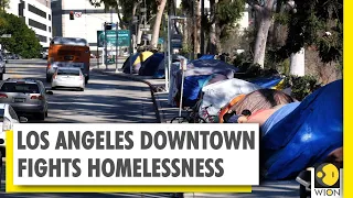 Los Angeles downtown with highest concentration of homeless in US | World News