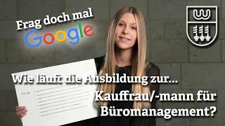 Was macht man bei der: Ausbildung zur Kauffrau/-mann für Büromanagement