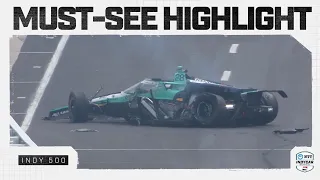 Marcus Ericsson goes for wild ride in Indy 500 practice crash | INDYCAR