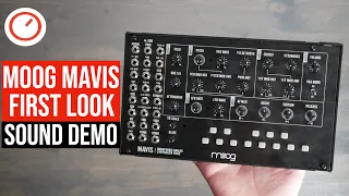 Moog Mavis First Look & Sound Demo: Semi-Modular Analog Synthesizer For $349