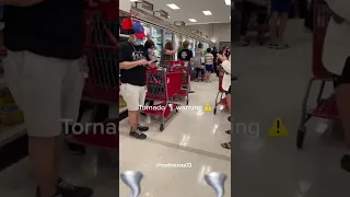 Tornado Warning While Shopping