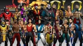 Mortal Kombat Gold - All Ending Cutscenes  (HD)