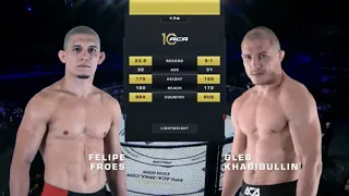 Фелипе Фроес vs. Глеб Хабибуллин | Felipe Froes vs. Gleb Khabibullin | ACA 174