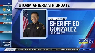 Harris County Sheriff Ed Gonzalez gives update on storm aftermath | CW39 HOUSTON