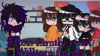 Afton family meet William family / FNAF / Gacha Club / iNasuXi