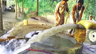 New Tubewell first time extract water part.pani nikala pehli dafa