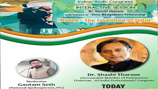 Watch Hon'ble Dr.Shashi Tharoor take us through the journey of "Nehru - The Invention of India"