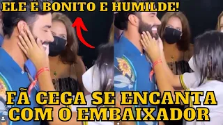 Gusttavo Lima realiza SONHO de fã DEFICIENTE VISUAL que diz que ele é LINDO e HUMILDE