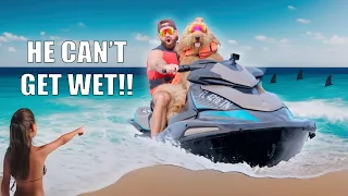 Taking my floofy dog on a JET SKI…. Will he stay DRY?!